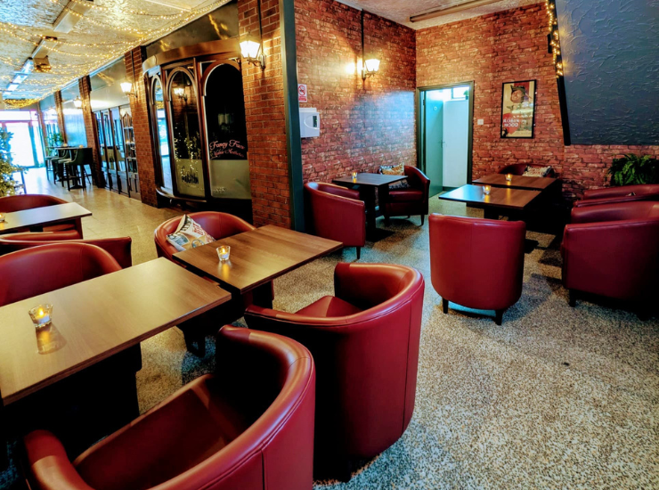 1910 venue hire in -Ashton-in-Makerfield - Arcade seating area.